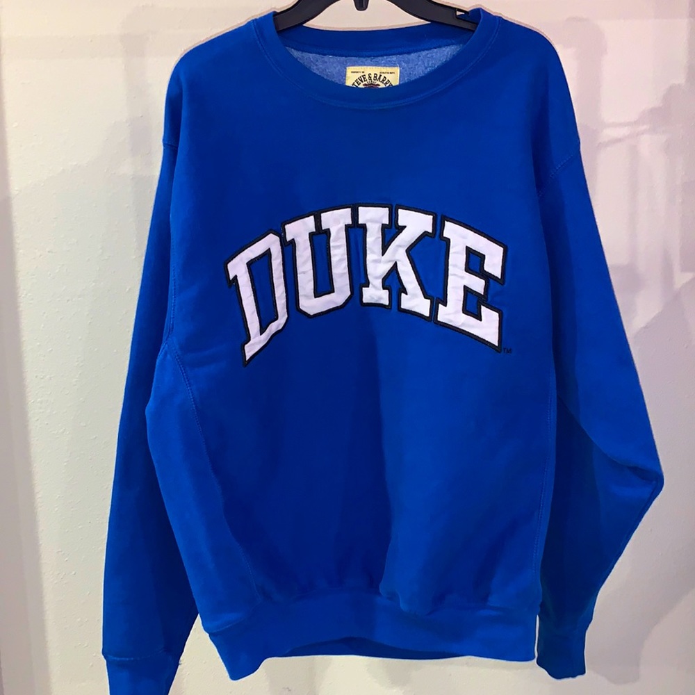 Vintage Blue Duke sweatshirt (medium)